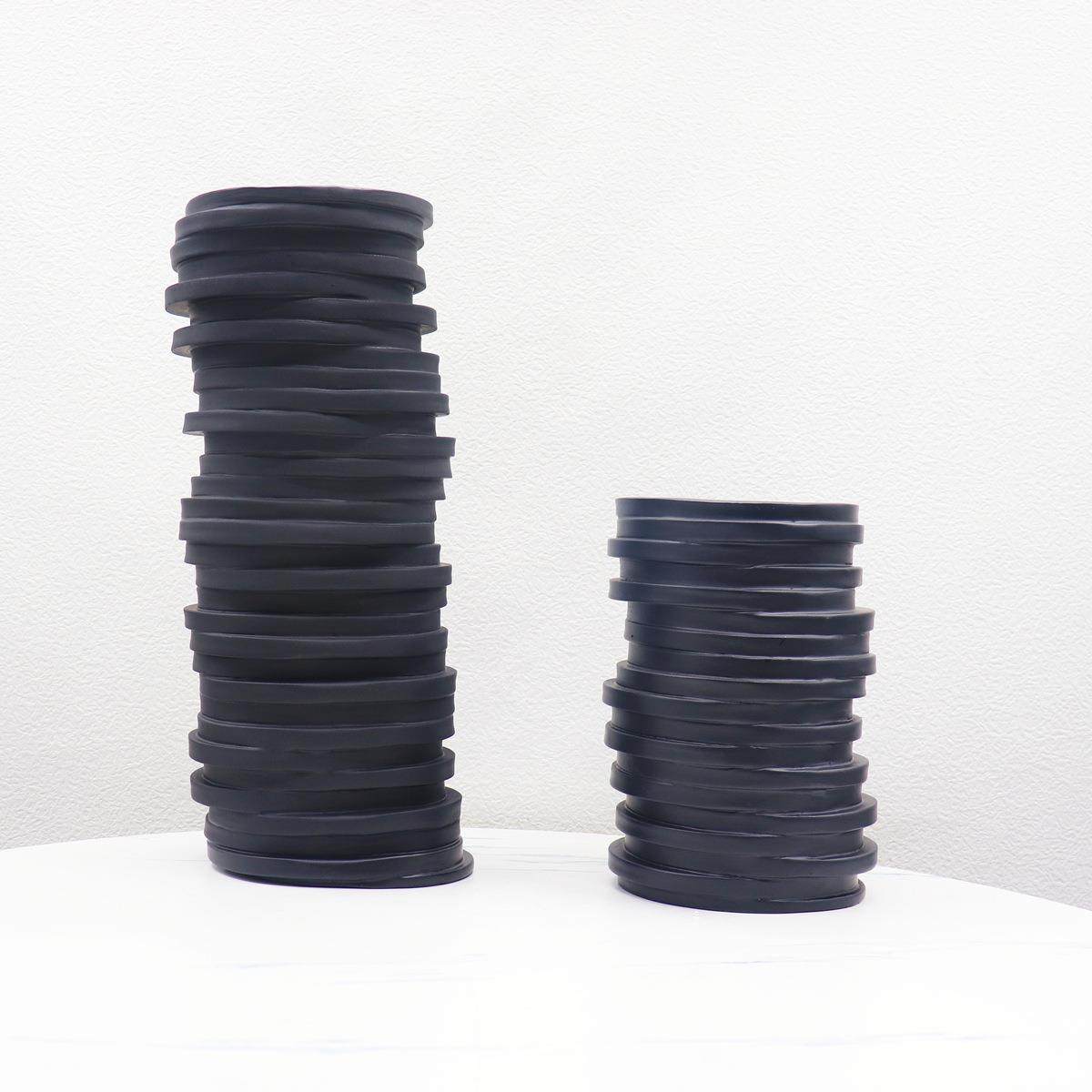 现代简约电视柜黑色异形花瓶摆件样板房桌面创意花器家居软装摆设,家居饰品,花瓶,淘宝优惠券,粉丝福利购,淘宝优惠卷