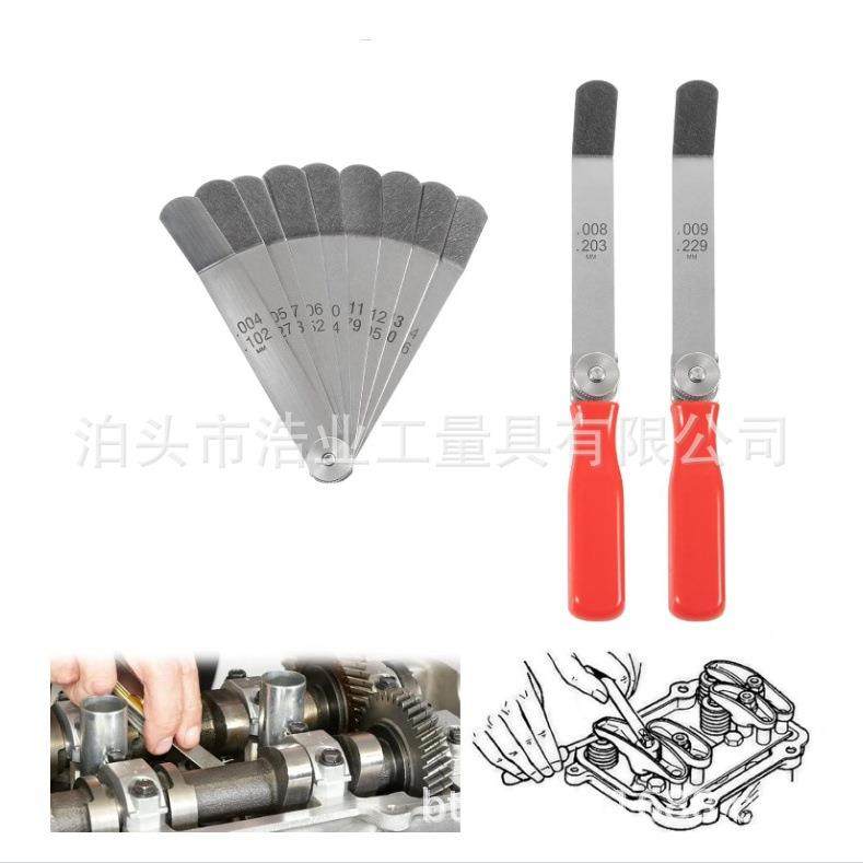 16片公英制带把手厚薄规.127大车间隙塞尺带红色塑料手柄弯头塞尺,3C数码配件,其它配件,淘宝优惠券,粉丝福利购,淘宝优惠卷
