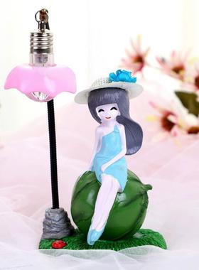 创意小夜灯水果娃娃田园家居摆件客厅酒柜卧室隔板电视柜装饰品