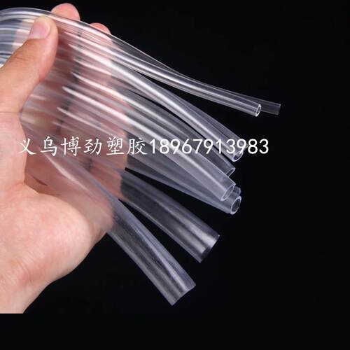 现货PVC透明塑料软管牛筋水平管流体管家用水管透明穿线管
