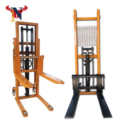 手动液压叉车2吨半电手动堆高车液压升高车升降叉车堆高机装卸车