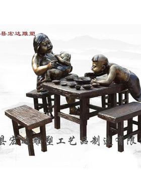 大型铸铜欧式仿真人物水景雕塑供应户外广场公园小品铜雕人物肖像