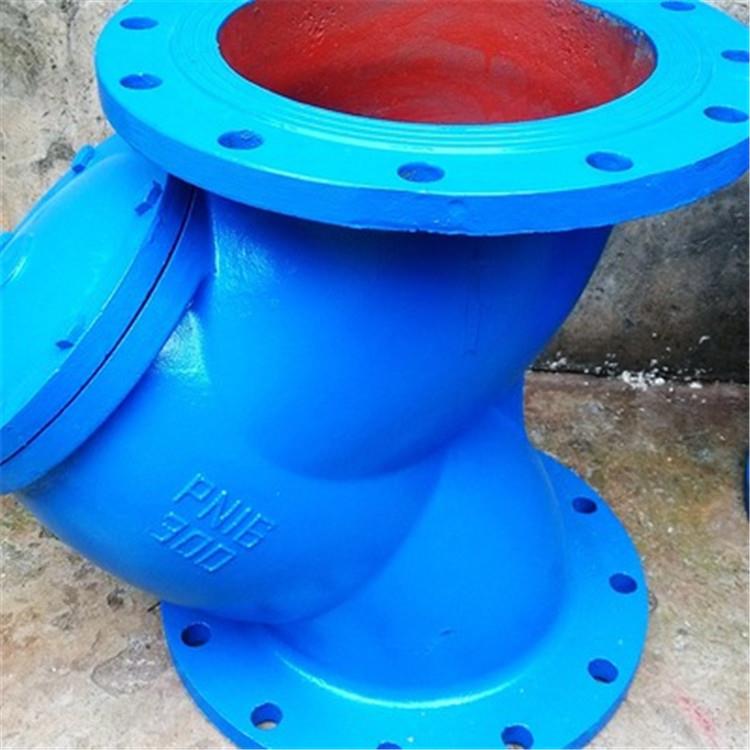 工程排污DN125法兰Y型过滤器铸铁水工业管道除污阀门GL41H-10