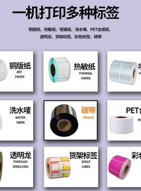 TSC先擘4T520/4T530条码标签机热敏铜板亚银吊牌电子面单打印机