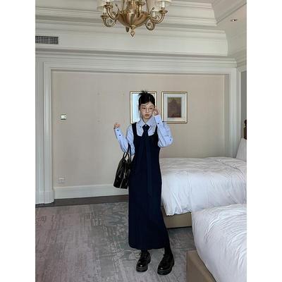 红人馆吊带连衣裙女秋季2025新款女装超好看气质针织长裙法式裙子