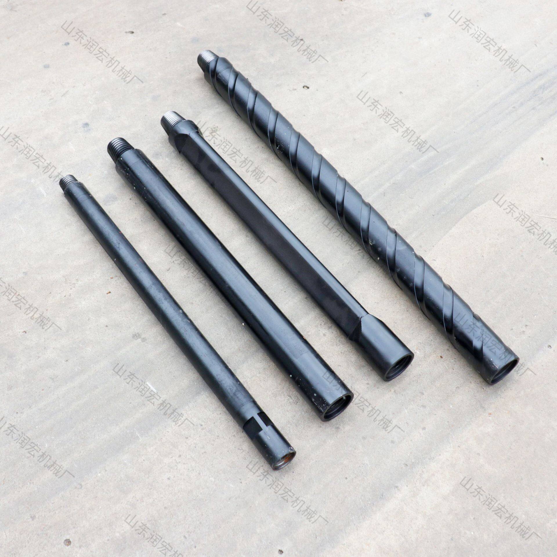 煤矿用73mm三棱钻杆高压密封刻槽钻杆热处理接头高效三角钻杆