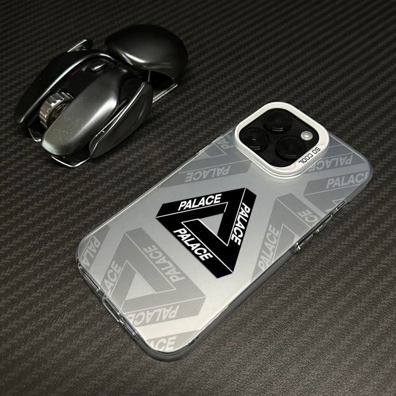 潮酷PALACE彭罗斯三角苹果15手机壳iPhone14/13/12Promax防摔小众