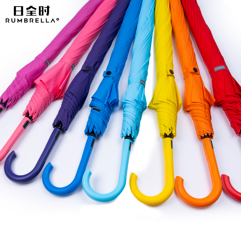 长柄雨伞抗风暴雨晴雨定制广告伞