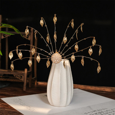 魏晋花树步摇汉服发饰