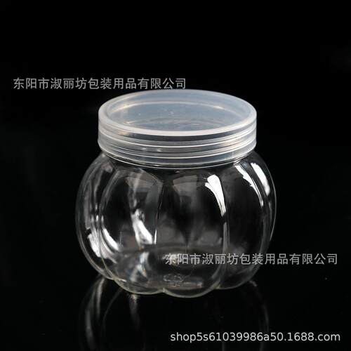 厂家供应器卡55口南瓜塑料15m55-南瓜l水晶0泥沙通容糖果玩具包装