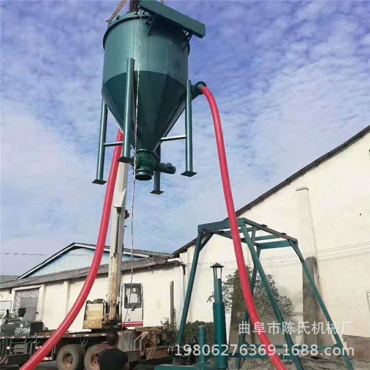 QL-200水泥粉装罐车气力输炭送机 散大装黑自动料机 型无尘气力输