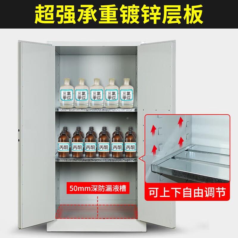 毒麻柜实JH-毒麻工业毒防爆柜GA双室锁验药品试剂柜危化品安全易