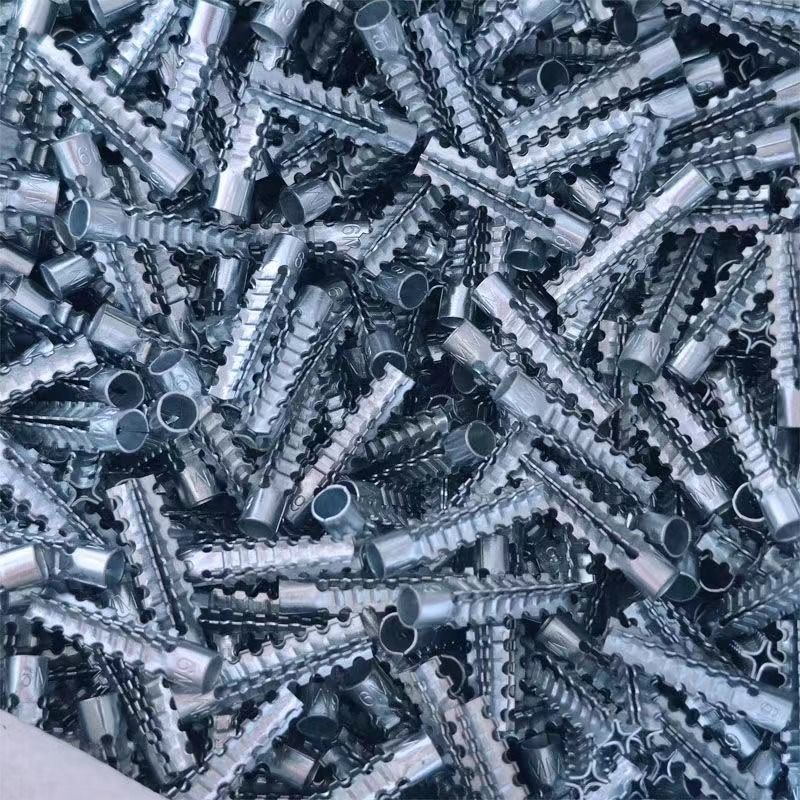 金属铁膨胀管代替塑料胶塞锯齿铁胀塞6mm8mm膨胀螺丝自攻丝