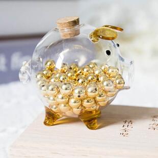 装金瓜子的瓶子空收纳的储物盒攒存金豆豆子密封罐子玻璃黄金容器