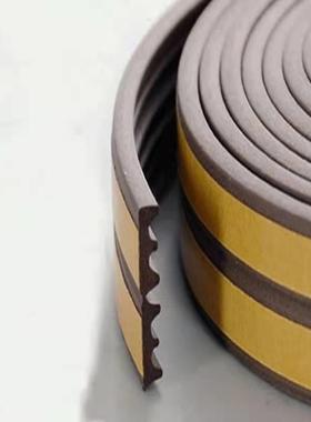 D E I P型门边防撞t条门窗木门自粘型三元乙丙发泡防水隔音密封条