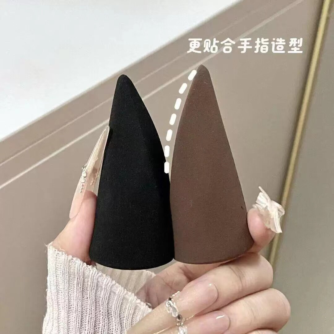多天才设计师才能想到的设计!仿手指粉扑粉底液专用美妆蛋不吃粉