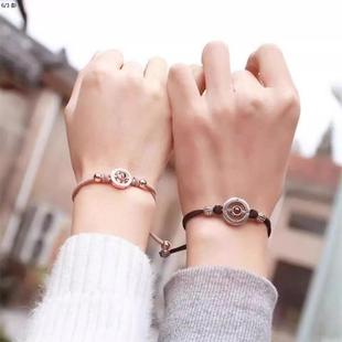 情侣手链感应震动情侣异地感应手链异地恋震动一对远程智能互动手