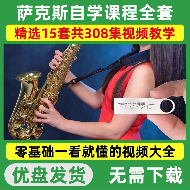萨克斯教程U盘新手初学入门课程刻录盘个性化服务
