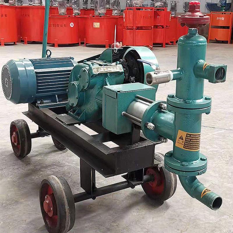 空洞浆回391填砂浆电注浆机动堵漏水泥送活塞灌浆泵加固沙浆压力