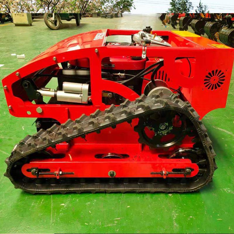 工果割直售DMH7.5马力遥控割草厂机 出口美国庭院园多地形履带草