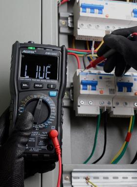 DM一100C功能高精型度手自体防烧数字万用表家电维修电工多专用表