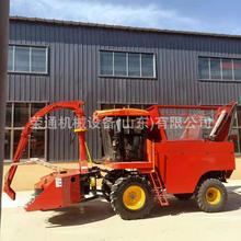 型青储机玉养米秸秆轮式农大作物农用牛羊PGU饲料碎一体圆殖盘收