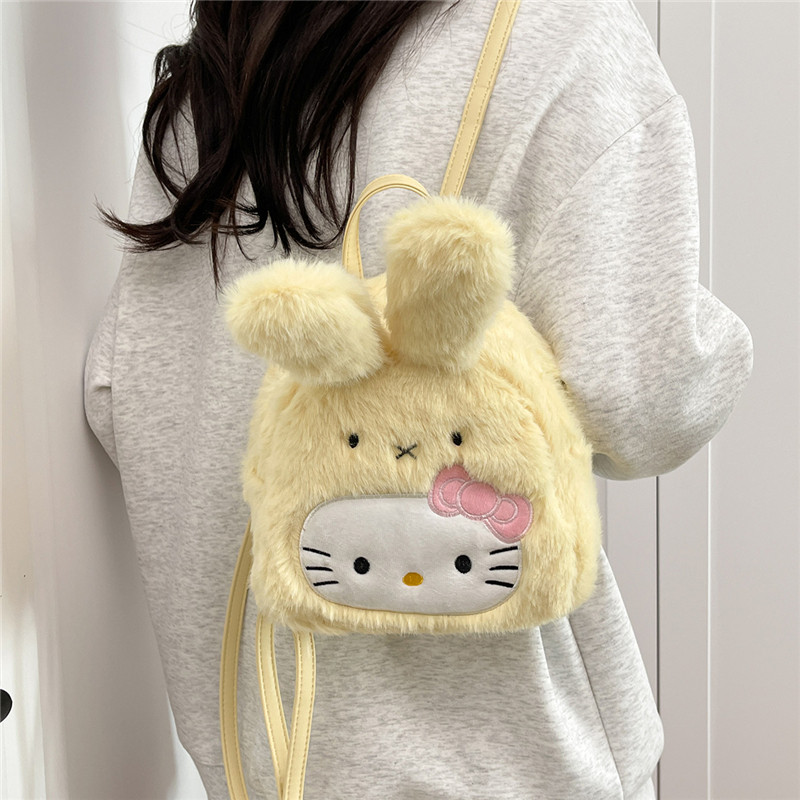 卡通可爱毛绒送礼物迷你包包女2026新款高颜值时尚百搭儿童双肩包,箱包皮具/热销女包/男包,双肩背包,淘宝优惠券,粉丝福利购,淘宝优惠卷