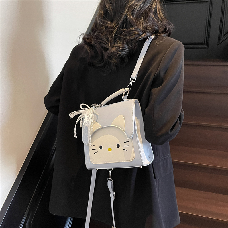 卡通可爱Hellokitti少女斜挎包包女2025春夏新款轻奢高级感双肩包