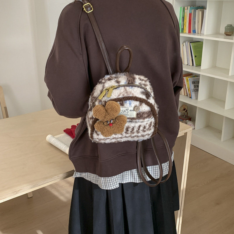 冬季爆款可爱卡通迷你包包女2026年时尚休闲高级感外出游玩双肩包,箱包皮具/热销女包/男包,双肩背包,淘宝优惠券,粉丝福利购,淘宝优惠卷