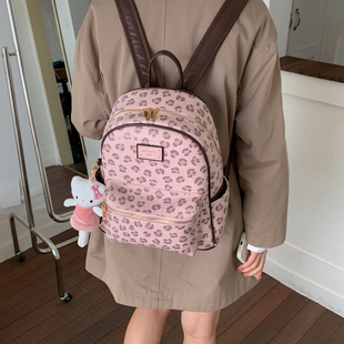高级感大容量学生书包女2025年新款可爱洋气通勤少女风百搭双肩包