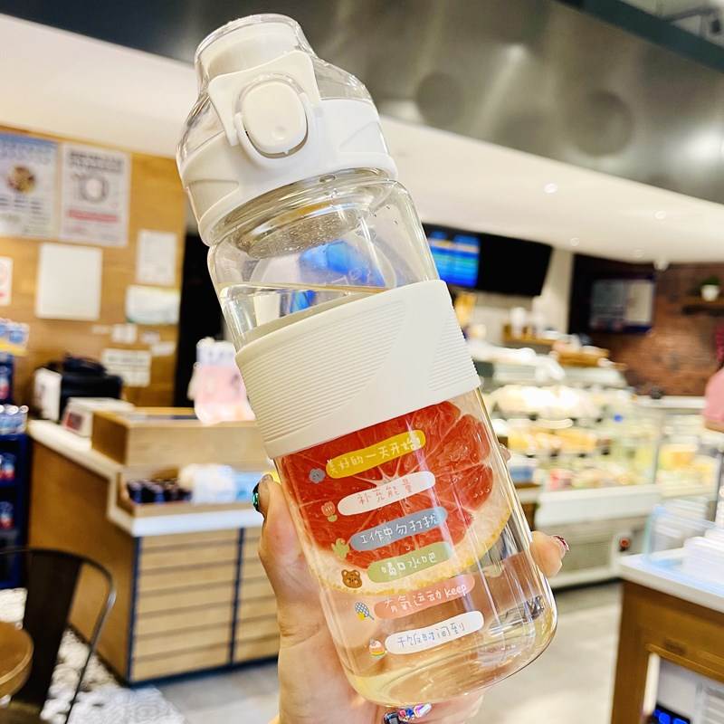 速发刻度杯款生夏季新子高颜值玻璃杯茶水分离泡茶杯办公室水杯