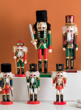 速发玄意胡桃夹子士兵小摆件客厅创关房居装饰品儿童家间卧室桌面