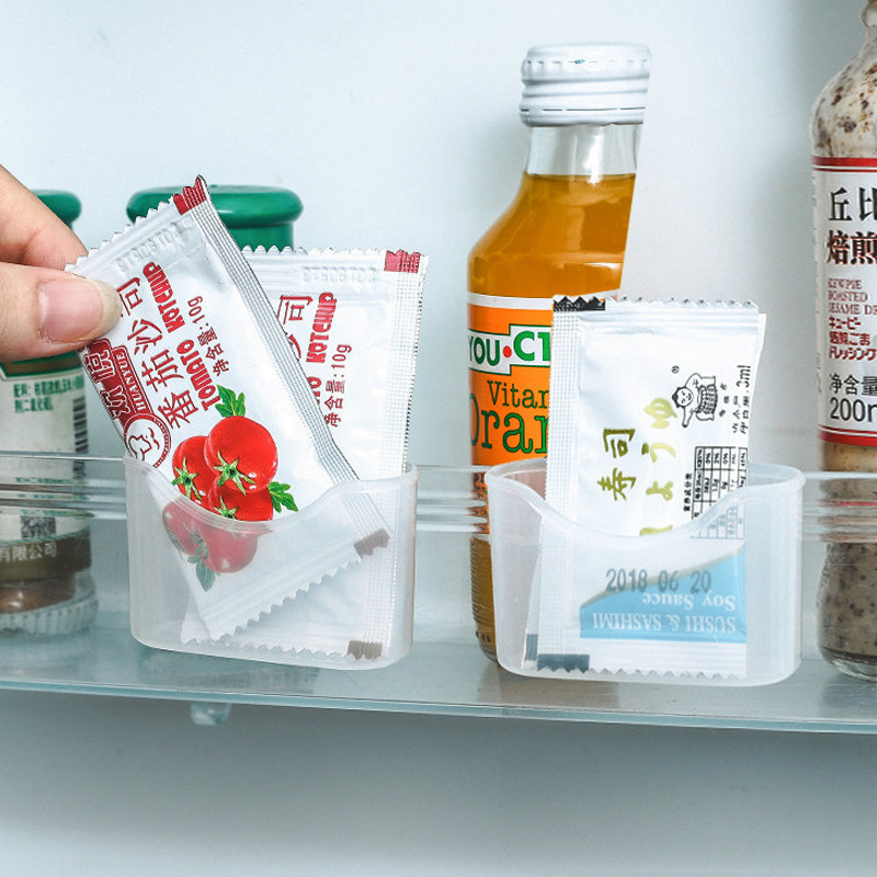 速发冰色酱料收纳架厨房箱拉酱芥末酱调料物迷你保鲜盒储包架专用