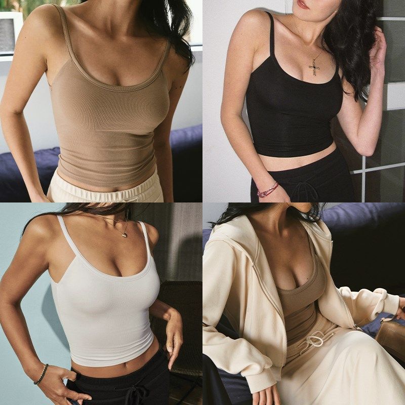 速发ITSIK【美奇背心神白色吊带背心带胸垫抹胸聚拢】背运动上衣,女装/女士精品,背心吊带,淘宝优惠券,粉丝福利购,淘宝优惠卷