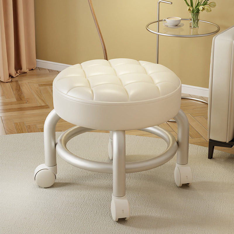 速发座轮小凳子软向滑轮矮凳家用美缝修脚板凳子厅带娃儿童椅客圆