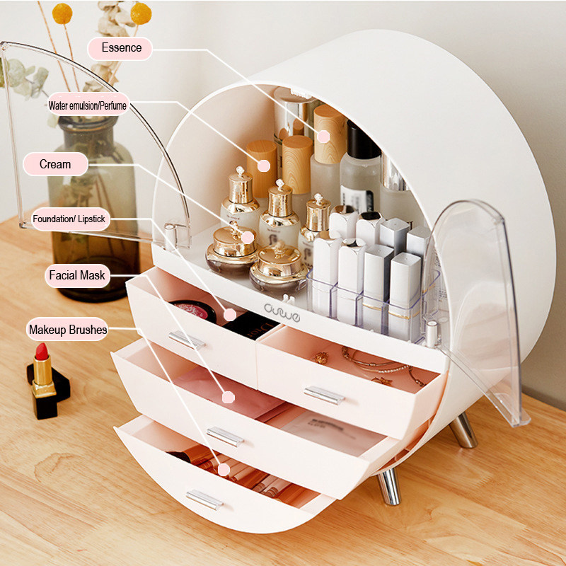 速发Ho Fashio proof awer Makeup Srage Box  Brush Lip