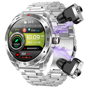 迈维思 智能手表可接打电话蓝牙耳机手表二合一双耳AI降噪通话心率血压