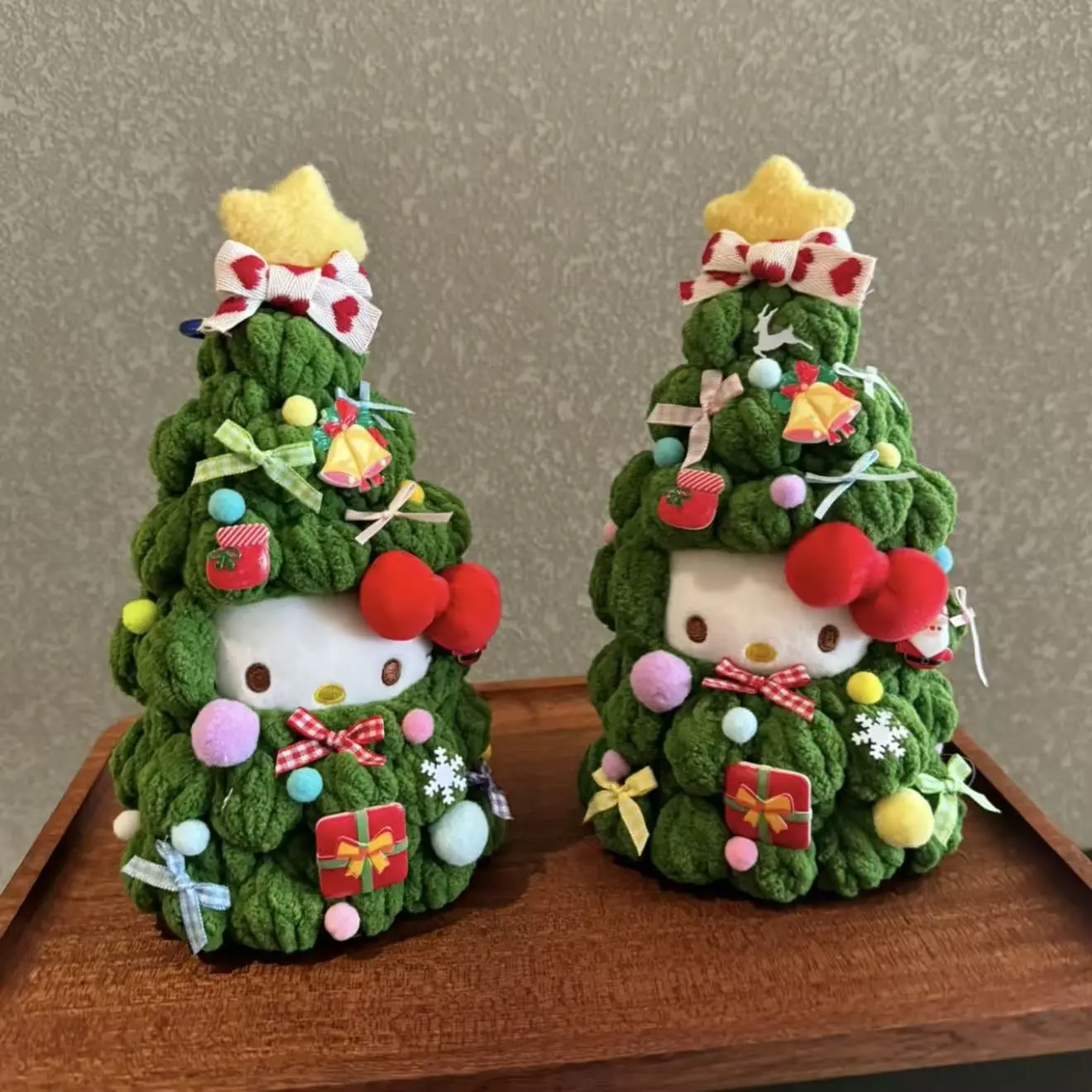 正版圣诞树HelloKitty包包挂件