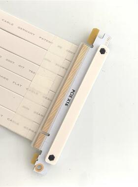 ITX机箱PCIE3.0显卡延长线纯白 X16转接线K39 K59 蜂鸟i100 适配