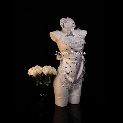 秘境「甜心女仆」性感睡裙女仆碎花蕾丝内衣情调诱惑纯欲风qqny