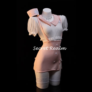 秘境「俏皮护士」性感睡裙护士cos制服套装 女仆透视内衣纯欲qqny