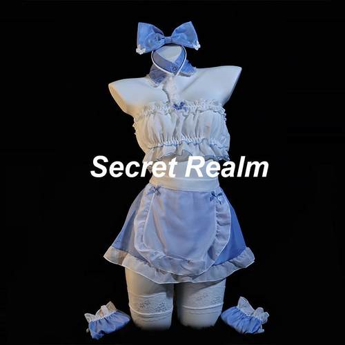 秘境纯欲风二次元可爱女仆制服