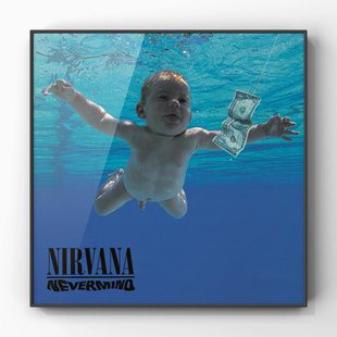 Nirvana涅槃周边装饰画乐队挂画卧室客厅摇滚海报摆画高级感复古