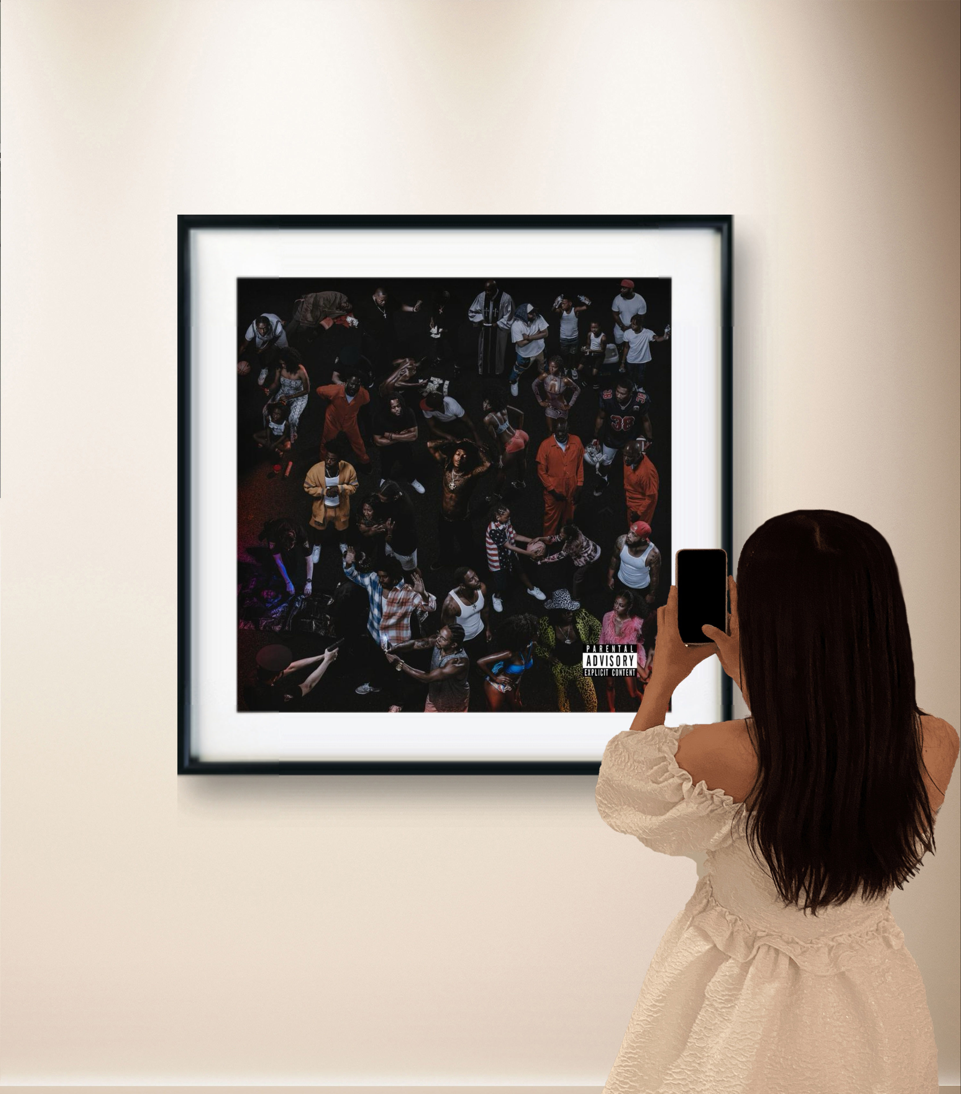 21savage周边装饰画专辑封面