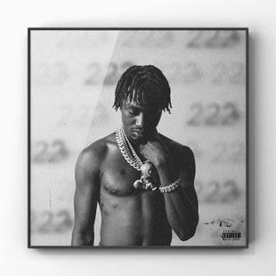 Lil Tjay专辑周边装饰画卧室客厅空白墙音乐艺术说唱潮流高级感壁