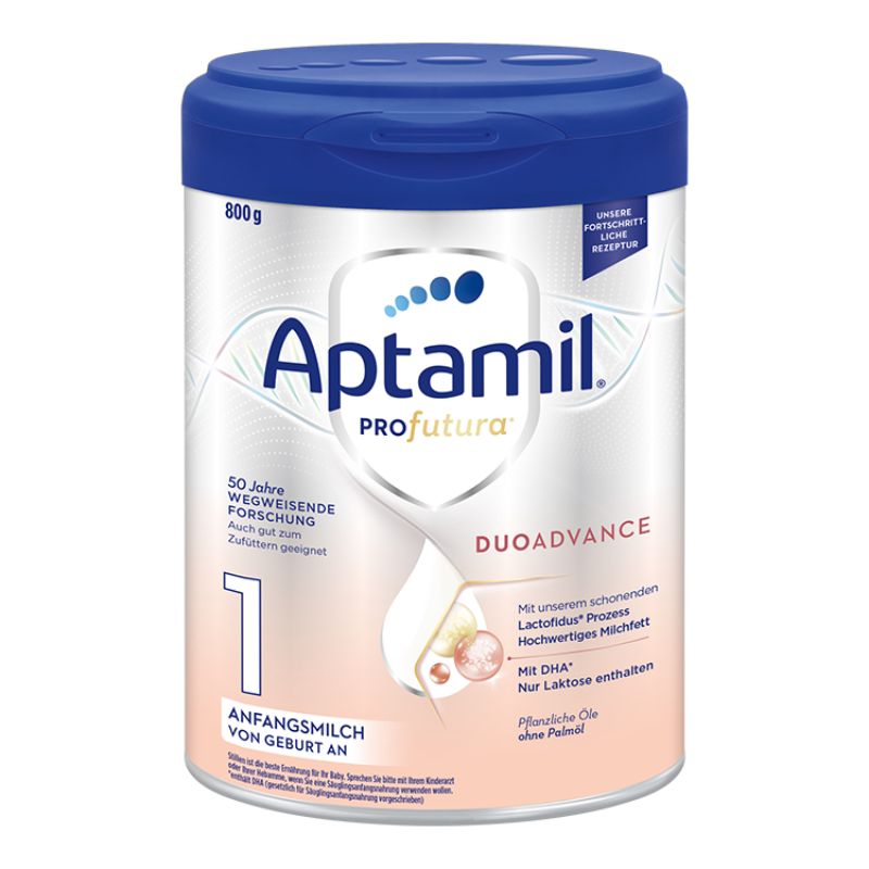 德国爱他美白金升级版1段800g/罐 0-6个月 HMO婴儿配方奶粉1段