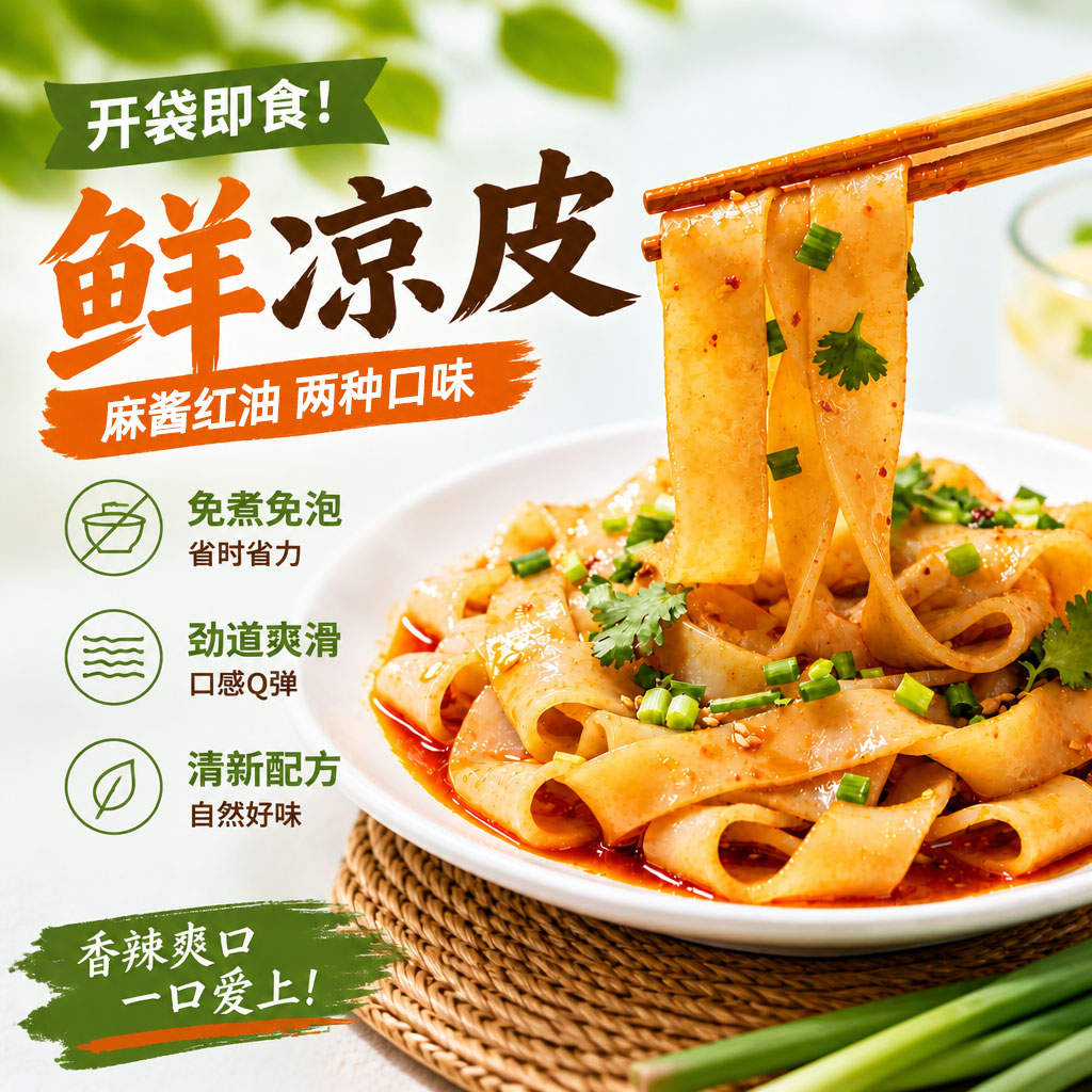 懒人上班族都爱吃的红油凉皮