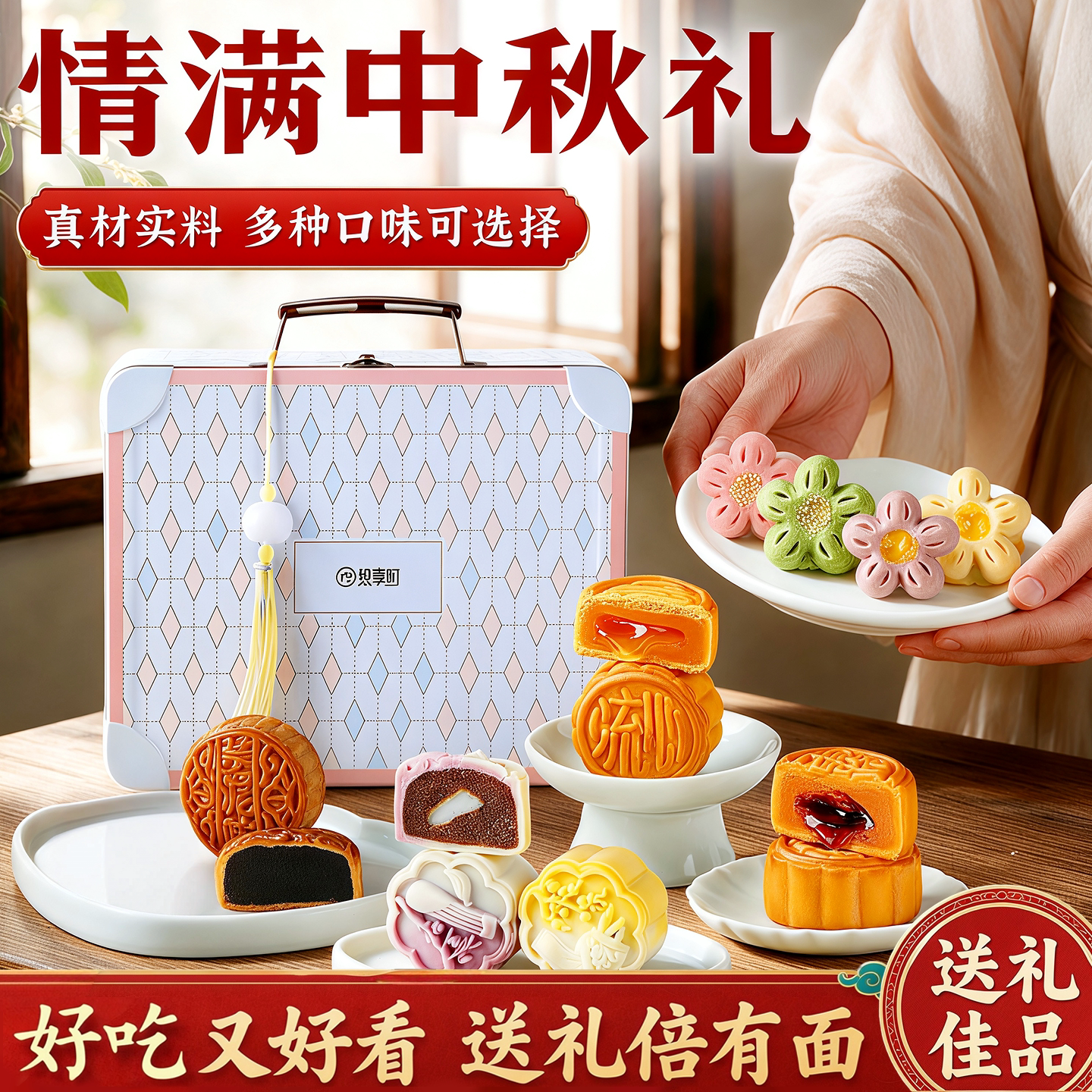 累计卖出1亿盒流心奶黄月饼礼盒