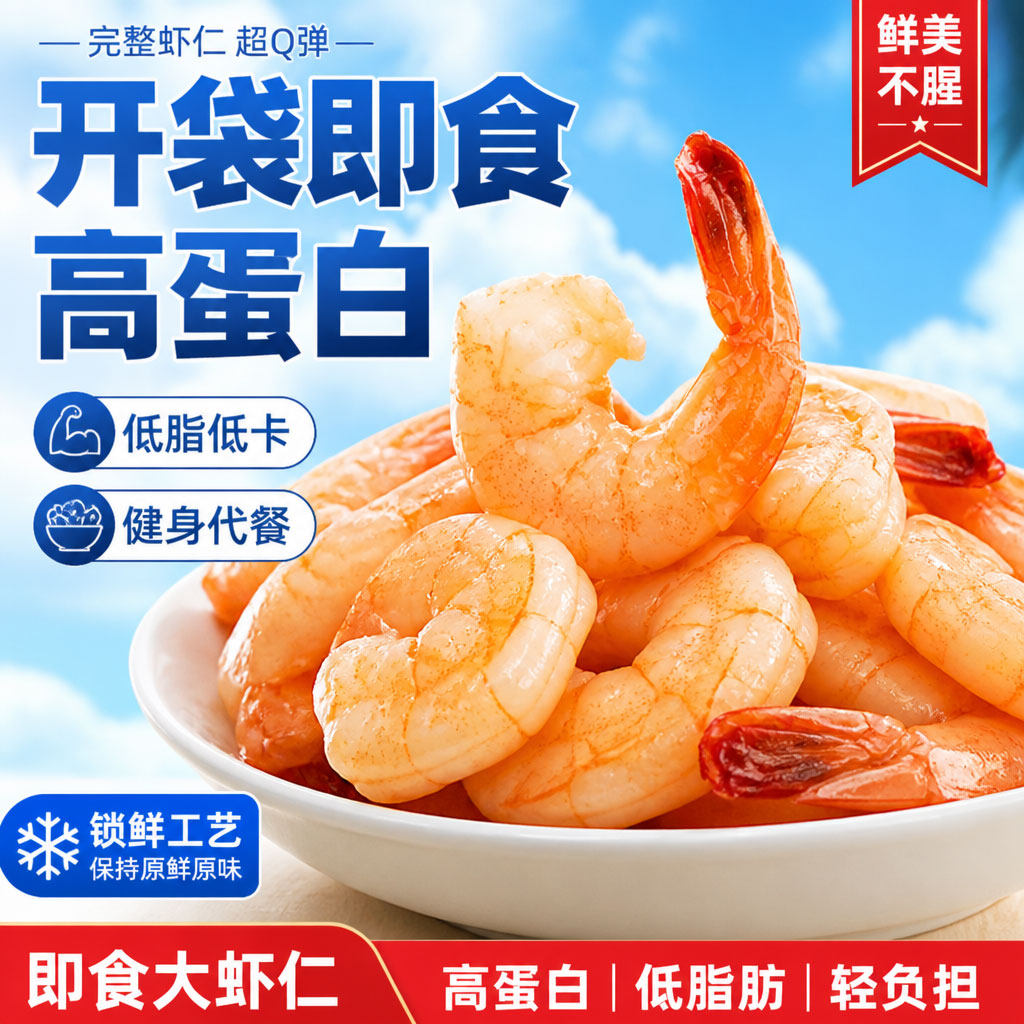儿童孕妇都能吃的即食虾仁