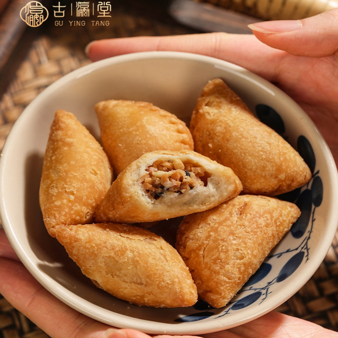 潮州小吃潮汕美食特产酥饺传统手工饼食酥饺传统特色糕点零食点心